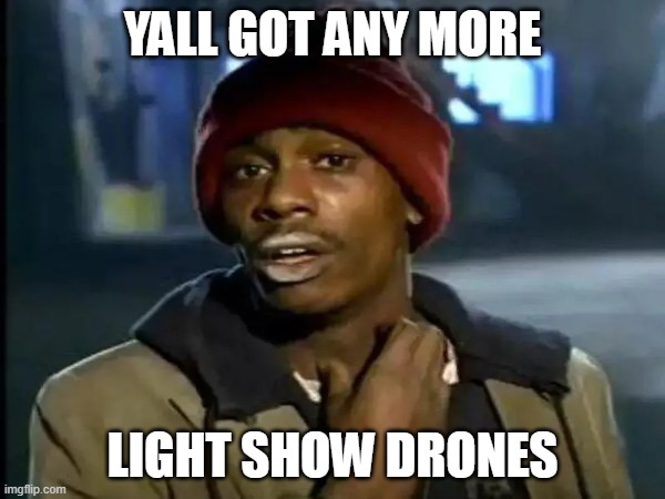 Light show drone collection